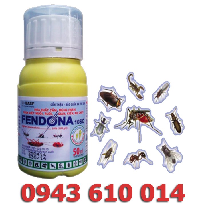 Hình ảnh Fendona 10SC 50ml diệt muỗi ngừa sốt rét, Zika