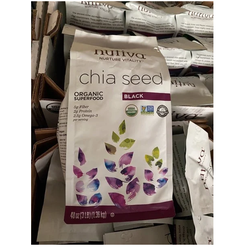 HẠT CHIA ĐEN NUTIVA BLACK CỦA MỸ 1,36KG - HỖ TRỢ SỨC KHỎE TIM MẠCH