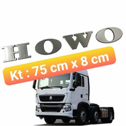 Tem logo chữ nổi HOWO