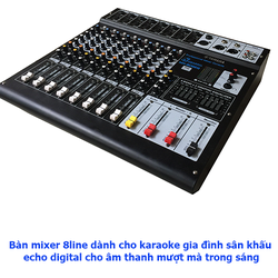 Mixer 8line Digital kỹ thuật số cao cấp Rever
