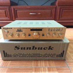 Amply bluetooth karaoke Sunbuck 500BT hàng cao cấp (cổng 220v), chuyên phục vụ karaoke