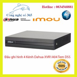 Đầu ghi hình 4 Kênh Dahua XVR1A04 HÀNG CHÍNH HÃNG- Tem DSS bảo hành chính hãng 2 năm