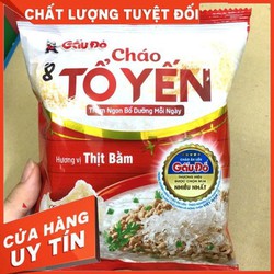 Cháo Tổ Yến Gấu Đỏ Vị Gà/Bằm 50g combo 5 gói