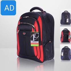 BALO DU LỊCH CỞ LỚN CÓ NGĂN ĐỂ LAPTOP 17INCH CAO CẤP KIM LONG. – KL025 MÀU ĐEN ĐỎ