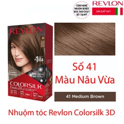 Thuốc nhuộm tóc Revlon Colorsilk Haircolor #41 Medium Brown 59.1ml