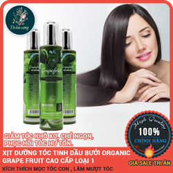 Xịt Dưỡng Tóc Tinh Dầu Bưởi Organic Grape Fruit