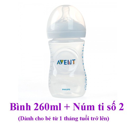 Bình sữa Philips' Avent Natural - Made in England -Bill Úc