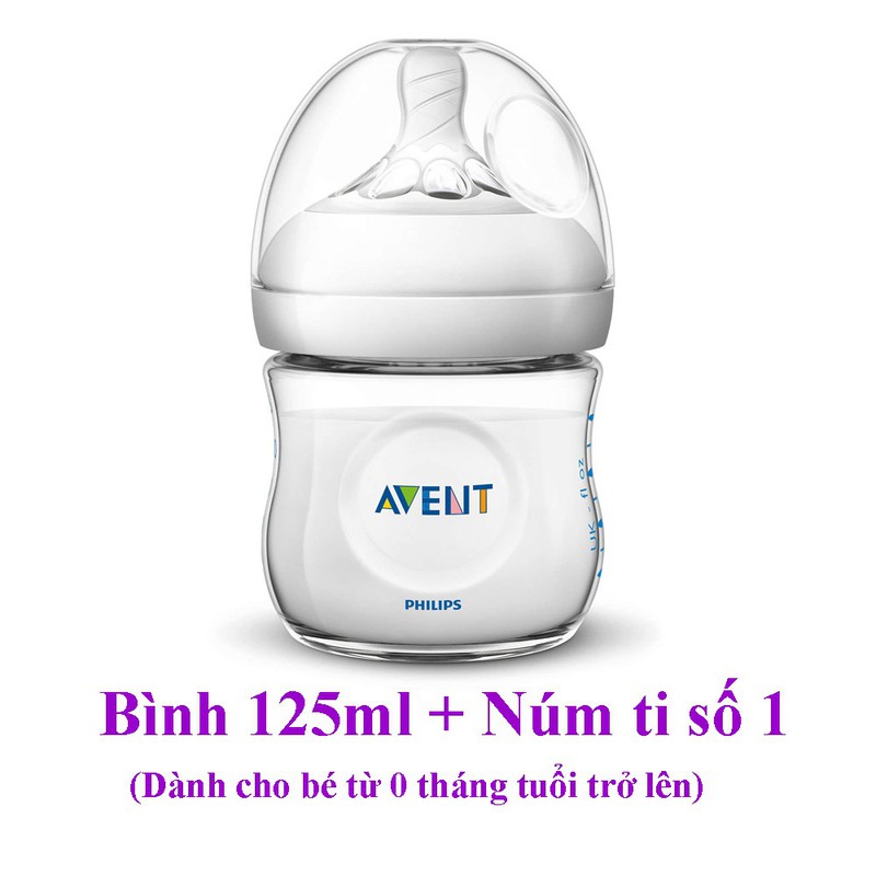 Bình sữa Philips' Avent Natural - Made in England -Bill Úc