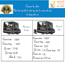 Camera Hành Trình Xe Hơi Cao cấp_3 Camera BH 5 Năm Camera Hành Trình Xe Hơi Cao cấp_3 Camera BH 5 Năm