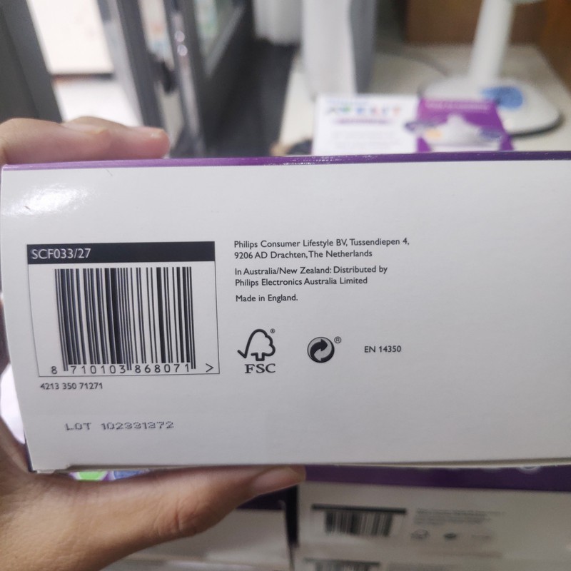 Bình sữa Philips' Avent Natural - Made in England -Bill Úc