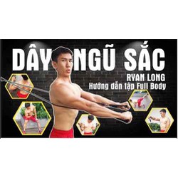 dây ngũ sắc tập gym dây ngũ sắc tập gym