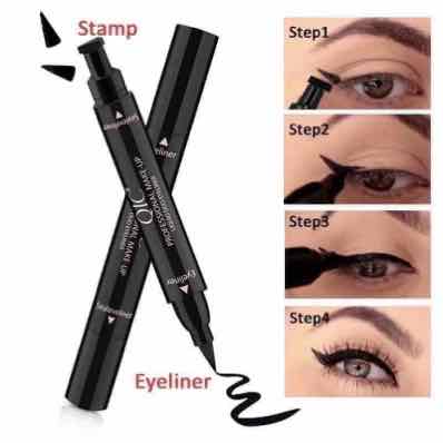 Combo 2 kẻ mắt - Kẻ mắt nước QIC - Kẻ mắt nước 2 đầu 2
