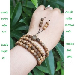 Chuỗi hạt Trầm Hương 6ly Tự Nhiên 108 hạt