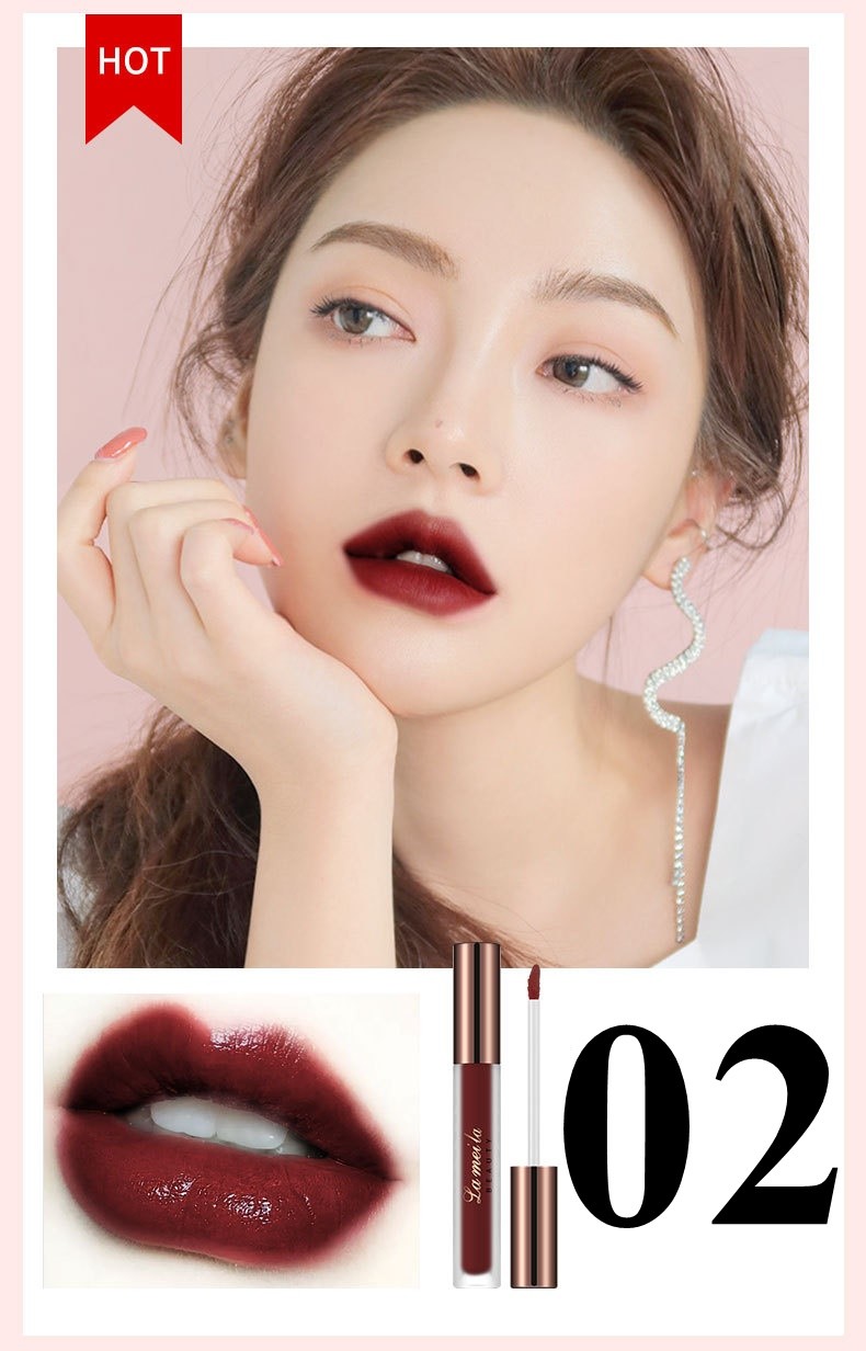 Hình ảnh Son Kem Lì Dưỡng Ẩm, Bám Màu Không Trôi Lameila 1029