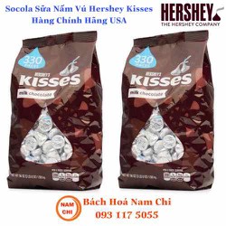 Socola đen núm vú Kisses Hershey's