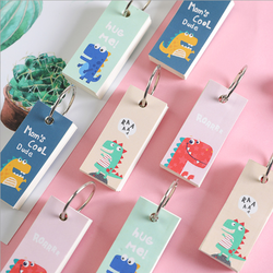 FlashCard Học Từ Vựng Ngoại Ngữ Hình Khủng Long Đáng Yêu