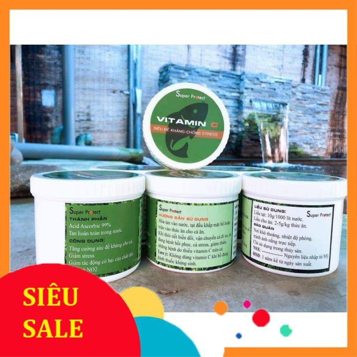 Vitamin C và Khoáng cho cá Koi (bộ đôi sản phẩm)