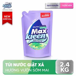 Túi 2,4kg nước giặt xả Maxkleen các mùi hương