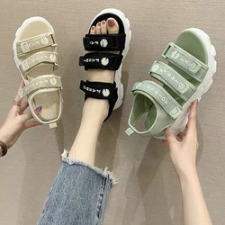dép quai hậu-sandal quai hậu hoa cúc – quai hậu họa tiết