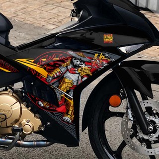Tem Panda Gấu Truc Ex 150 Rời Xe đen Cực Ngầu Md 252 Decal Trang Tri Phutungxe Org