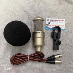 Mic thu âm Takstar PC K200 kèm dây canon kết nối mixer icon upod pro
