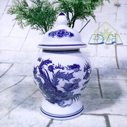 2 Hũ đựng muối gạo tiền thờ cúng cao 11 đến cm – HM-10_ BT