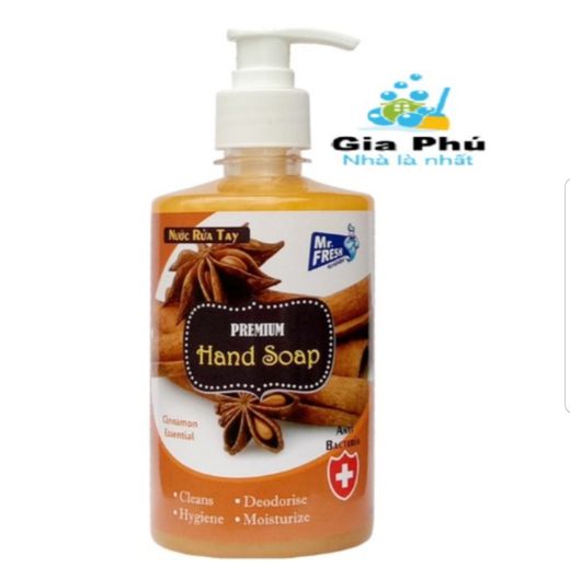 Nước Rửa Tay Mr.Fresh Quế 500ml