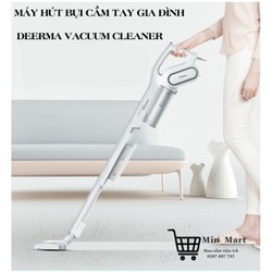 Máy hút bụi gia đình - Máy hút bụi cầm tay Deerma - Tặng Kèm 3 Đầu Hút