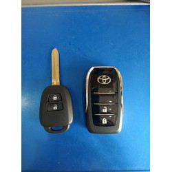 Vỏ độ chìa khoá gập Toyota Vios 2 nút Vỏ độ chìa khoá gập Toyota Vios 2 nút