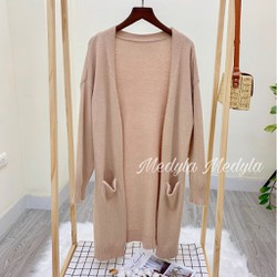 Áo Cardigan dáng dài thu đông dày dặn - Áo khoác len dài có túi hot 2020 - CDG Áo Cardigan dáng dài thu đông dày dặn - Áo khoác len dài có túi hot 2020 - CDG