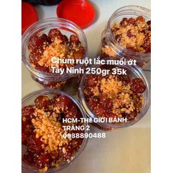 1kg chùm ruột khô lắc muối ớt Tây Ninh maxxx cay !