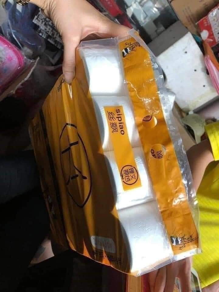 giấy vệ sinh gấu trúc combo 20 cuộn mẫu mới