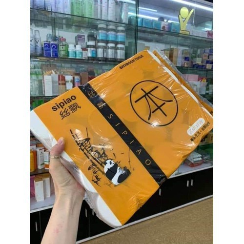 giấy vệ sinh gấu trúc combo 20 cuộn mẫu mới