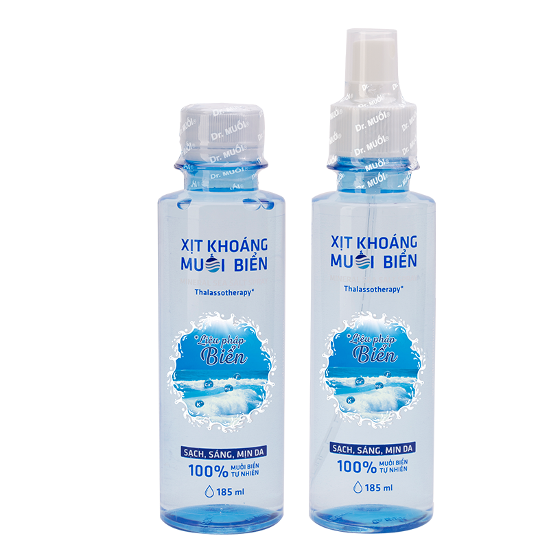 Bộ 2 Chai Xịt Khoáng Muối Biển Dr. Muối (185Ml/Chai)