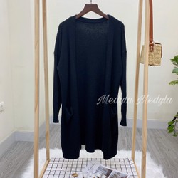 Áo Cardigan dáng dài thu đông dày dặn - Áo khoác len dài có túi hot 2020 - CDG - Được Kiểm Hàng Áo Cardigan dáng dài thu đông dày dặn - Áo khoác len dài có túi hot 2020 - CDG - Được Kiểm Hàng