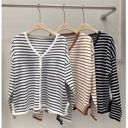 Áo cdg kẻ ngang basic - Được Kiểm Hàng Áo cdg kẻ ngang basic - Được Kiểm Hàng