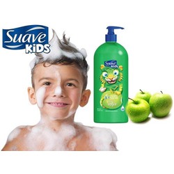 SỮA TẮM GỘI XẢ CHO EM BÉ SUAVE KIDS 3 IN 1 HƯƠNG TÁO CỦA MỸ 532ML