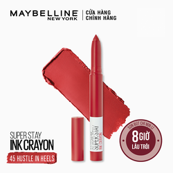 Son bút chì mịn lì 8h lâu trôi Maybelline New York Super Stay Ink Crayon Lipstick 1.2g - 6902395737407