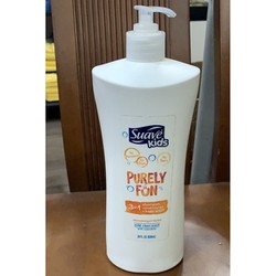 SỮA TẮM GỘI XẢ EM BÉ SUAVE KIDS PURELY FUN 3IN1 828ML CỦA MỸ