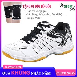 >> SO SÁNH GIÁ GIÀY CẦU LÔNG, BÓNG CHUYỀN KAWASAKI K080 MÀU TRẮNG XANH, ÊM ÁI, THOÁNG KHÍ, CHỐNG LẬT CỔ CHÂN, DÀNH CHO NAM VÀ NỮ ĐỦ SIZE | Shopee Lazada Sendo Tiki | Nên mua ở đâu rẻ nhất 202 GIày cầu lông, giày bóng chuyền chính hãng Kawasaki K063 trắng đen giảm chấn siêu hiệu quả, êm ái thoáng khí