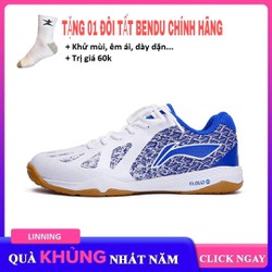 Giày bóng bàn nam, Giày thể thao Linning APP003-3 mẫu mới, bám sàn tốt, chống lật cổ chân, hàng chính hãng, bảo hành 24 tháng, màu trắng xanh đủ size Giày bóng bàn nam, Giày thể thao Linning APP003-3 mẫu mới, bám sàn tốt, chống lật cổ chân, hàng chính hãng, bảo hành 24 tháng, màu trắng xanh đủ size