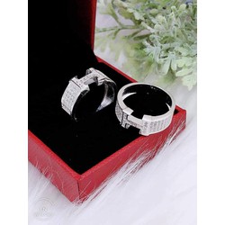 Nhẫn Bạc Nữ Chữ H