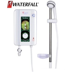 Bình tắm nóng lạnh trực tiếp Waterfall WF-555E - 4500W, chống giật
