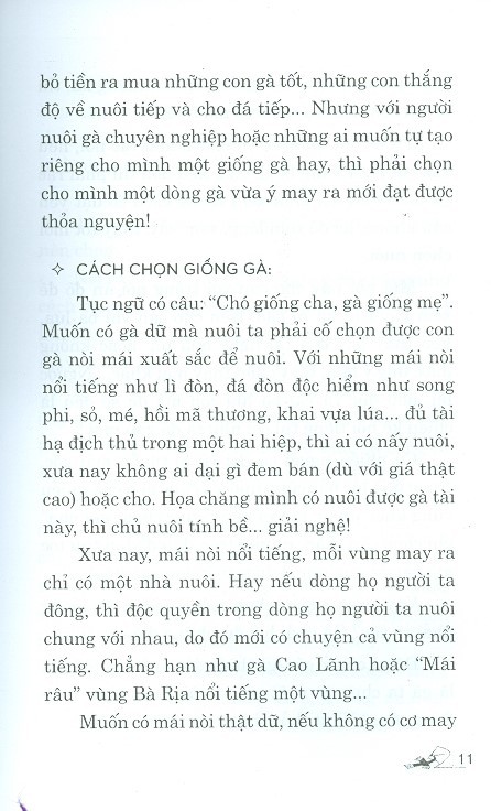 Cách Chọn Gà Đá