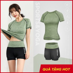 >> SO SÁNH GIÁ ĐỒ TẬP GYM NỮ QUẦN NGẮN | Shopee Lazada Sendo Tiki 74 Bộ Đồ Tập Gym Nữ Louro Se26 Kiểu Bộ Tập Gym Nữ Ngắn Tay Quần Shorts Nữ 2 Lớp Áo Tập Gym Co Giãn Thoáng Mát
