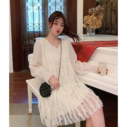 Đầm bầu sang trọng, free đổi trả nếu sp không như hình