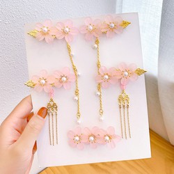 Bộ kẹp tóc đính đá 5 món cho bé Bộ kẹp tóc đính đá 5 món cho bé