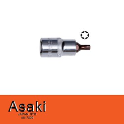 Đầu lục giác ngắn 6 bông cao cấp Asaki AK-7308