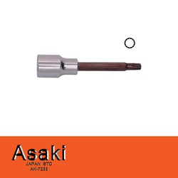 Đầu tuýp lục giác 12 bông Asaki AK-7239 - 16 x 100mm