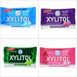 Kẹo gum không đường Xylitol Lotte gói 11.6g